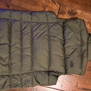 The North Face Olive Puffer Vest